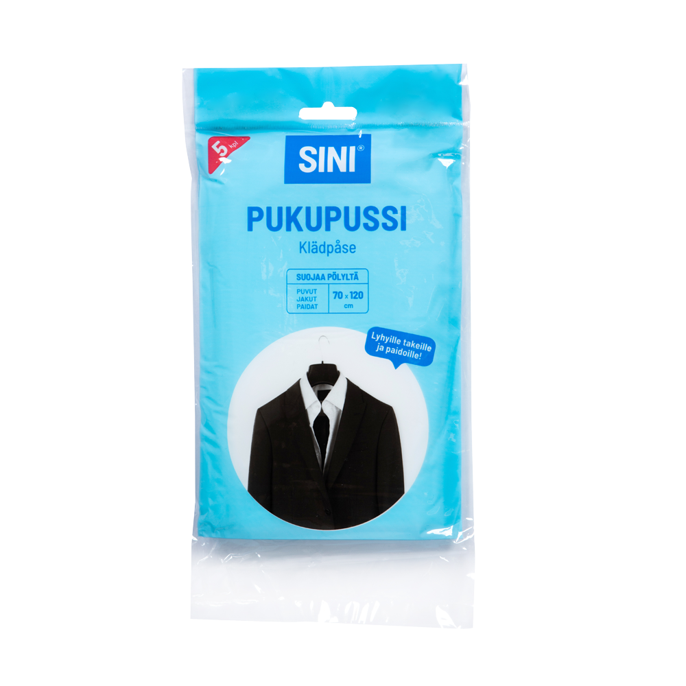 Pukupussi 5 kpl - paidat, takit ja hameet