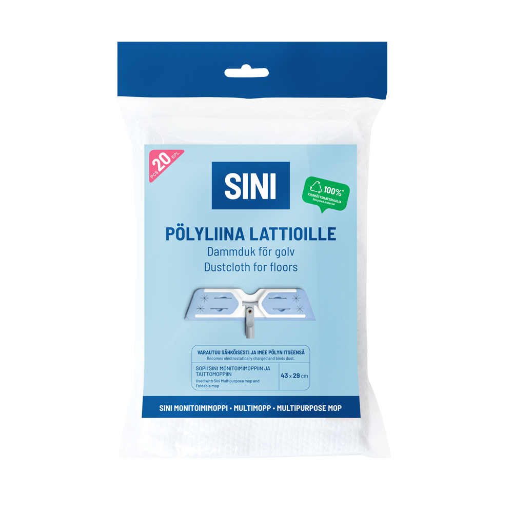 Pölyliina lattioille 20 kpl/pkt