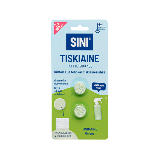 Tiskiaine, täyttöpakkaus – 2 tablettia