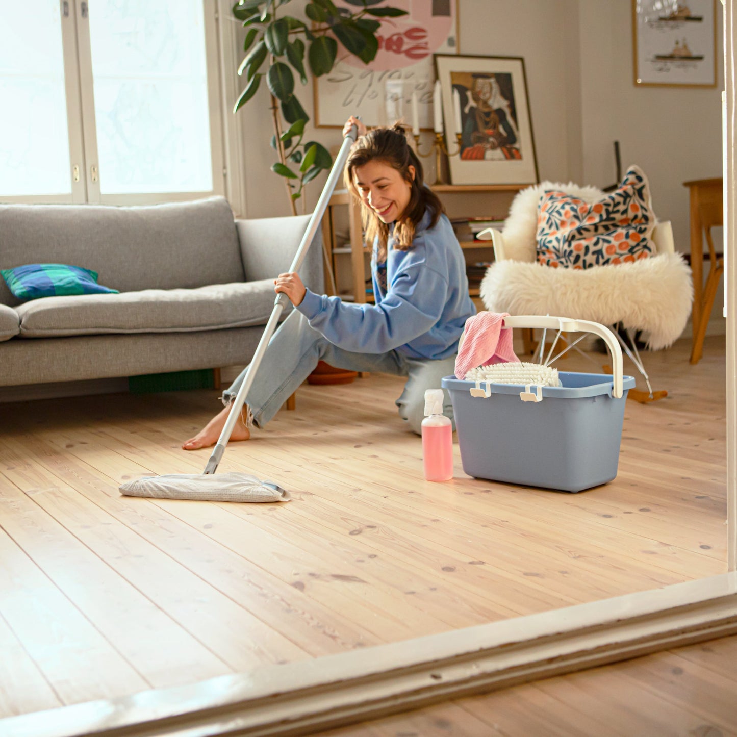 Kostea parkettiliina, 12 kpl