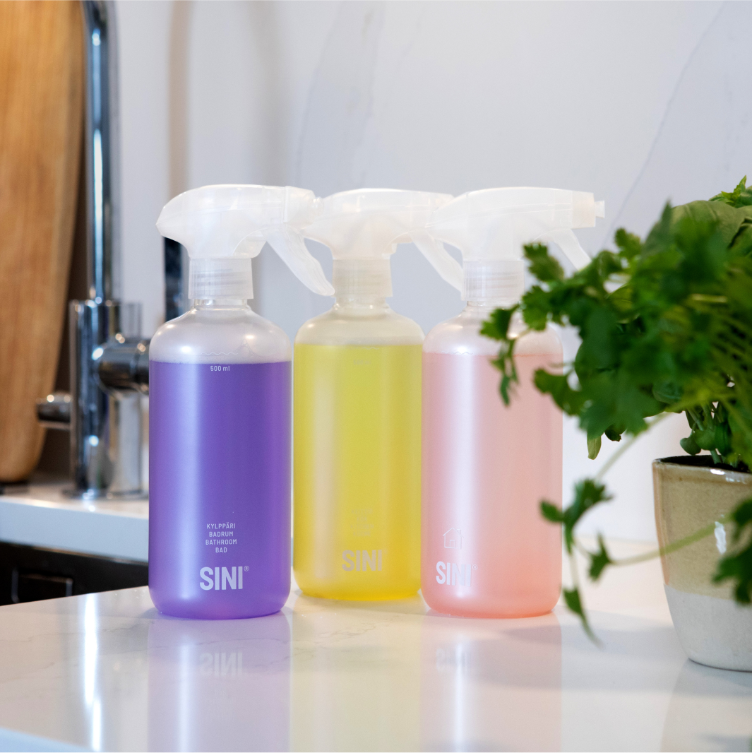 Kylppäri-, keittiö- ja yleispesuaineiden starttipakkaukset settinä