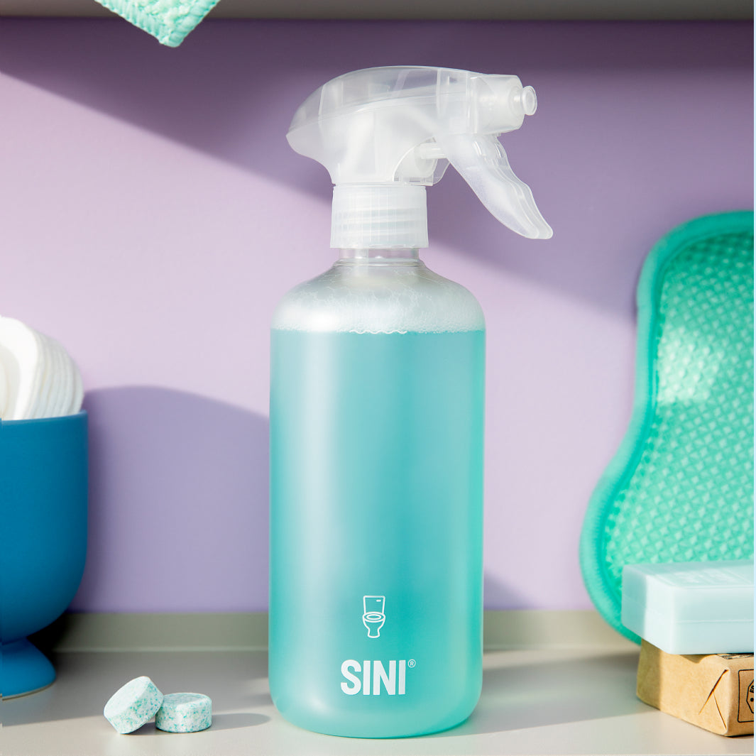 Hajusteeton wc-puhdistusaine, starttipakkaus – pullo + 2 tablettia