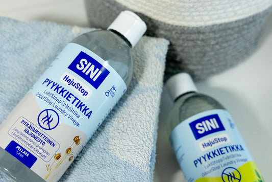 Testissä Sinin uusi HajuStop pyykkietikka