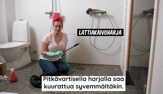 Voi ei – lattiakaivo ei vedä!