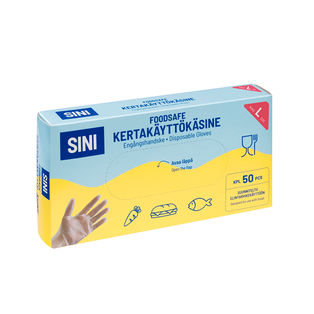 FoodSafe Kertakäyttökäsine 50 kpl