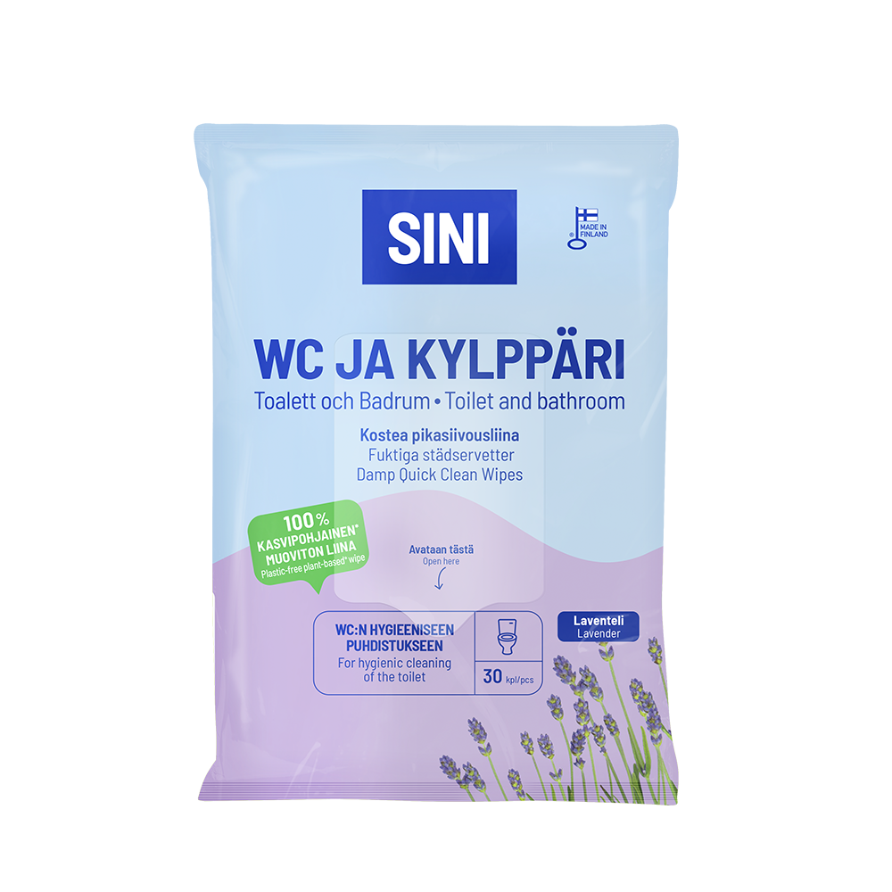 Kylppäri ja WC pikasiivousliina, 30 kpl
