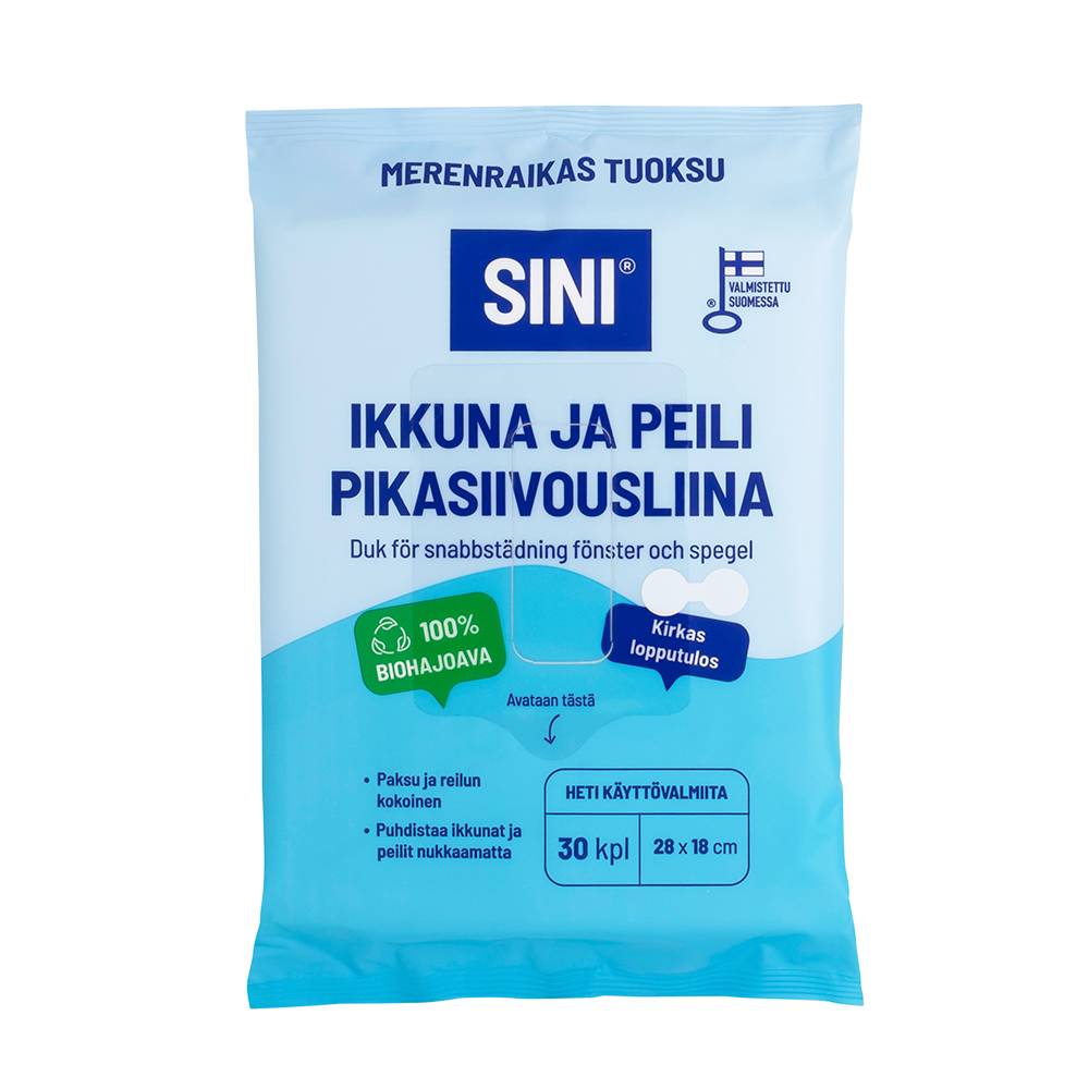 Ikkuna ja peili pikasiivousliina, 30 kpl