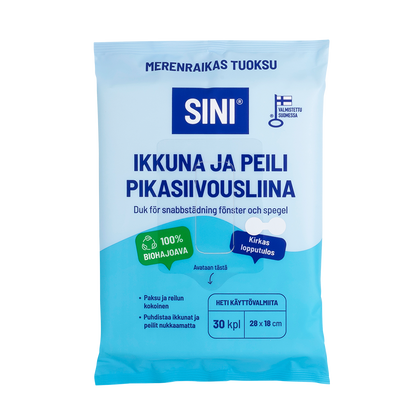 Ikkuna ja peili pikasiivousliina, 30 kpl