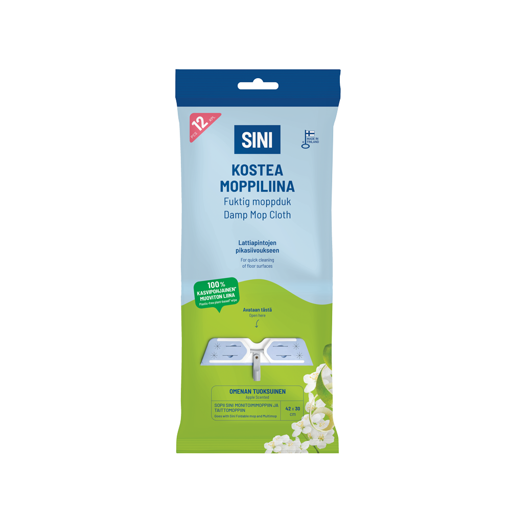 Kostea moppiliina omena, 12 kpl