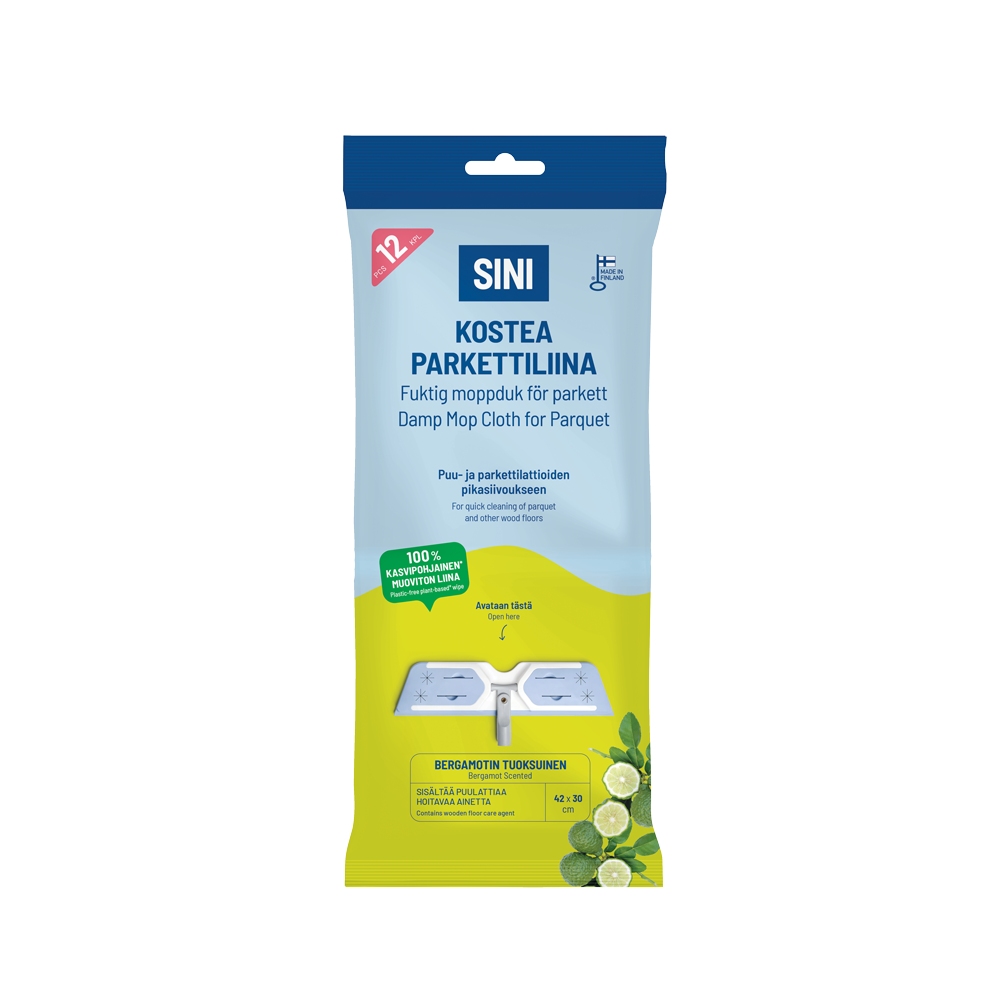 Kostea parkettiliina, 12 kpl