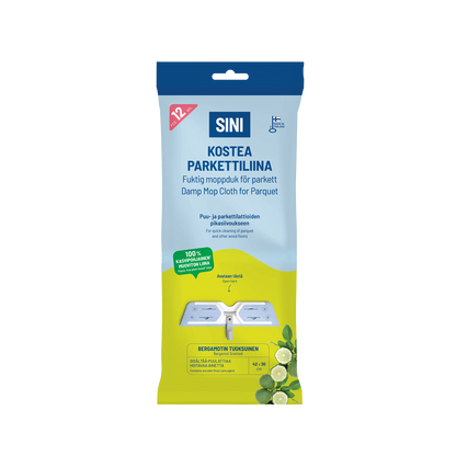 Kostea parkettiliina, 12 kpl