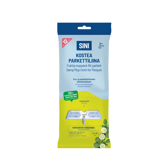 Kostea parkettiliina, 12 kpl