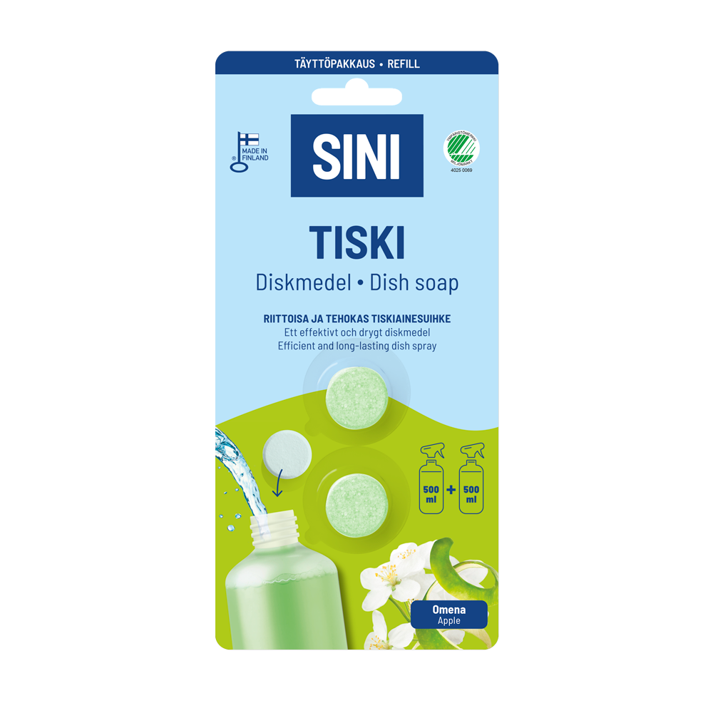 Tiskiaine, täyttöpakkaus – 2 tablettia