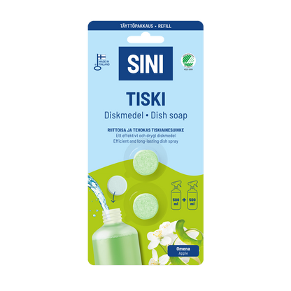Tiskiaine, täyttöpakkaus – 2 tablettia
