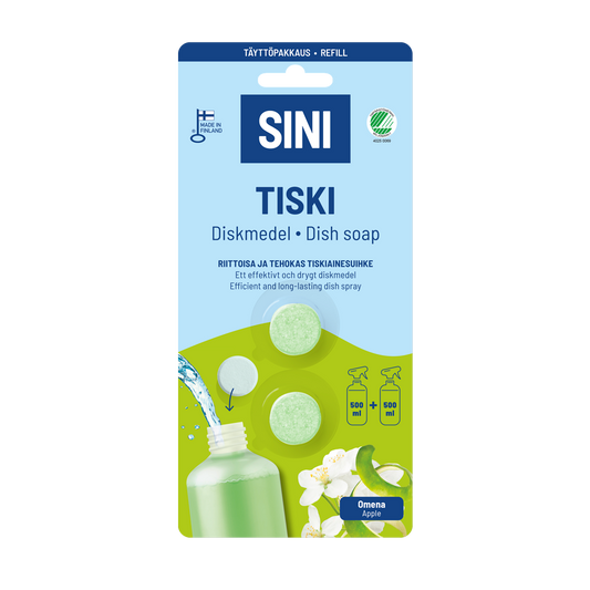 Tiskiaine, täyttöpakkaus – 2 tablettia