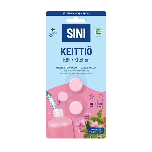 Keittiönpuhdistusaine, täyttöpakkaus – Avainlippu 60v