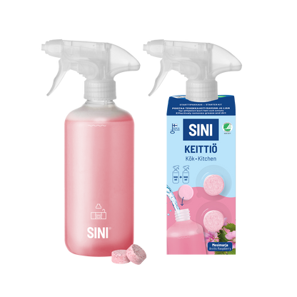Keittiönpuhdistusaine, starttipakkaus – Avainlippu 60v