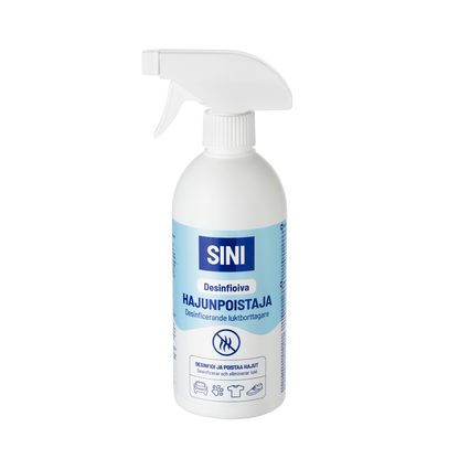 Desinfioiva hajunpoistaja 500 ml, hajusteeton