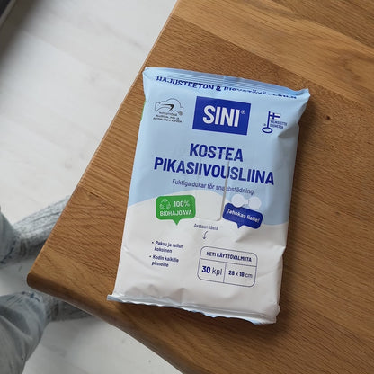 Kostea pikasiivousliina, 30 kpl