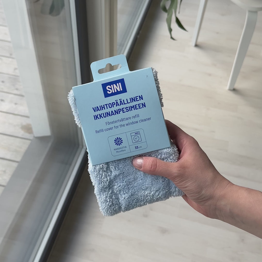 2594 SINI vaihtopäällinen ikkunanpesimeen 33 cm käyttövideo